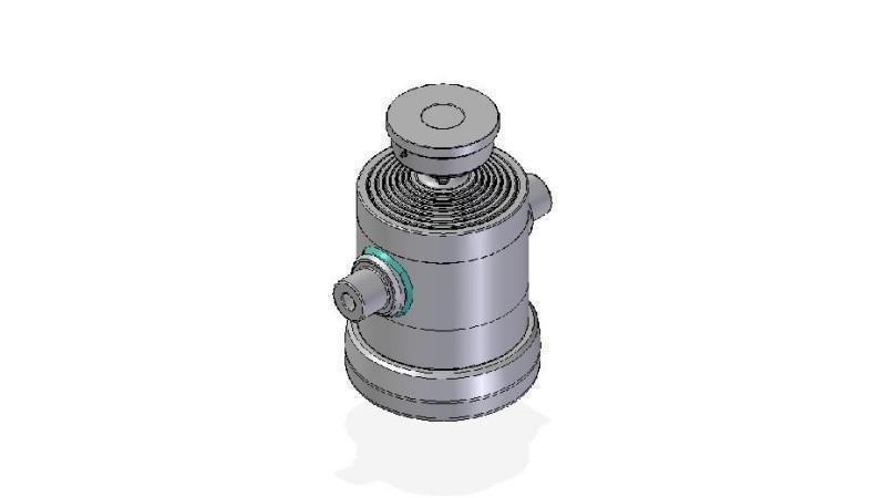 7060S -TELESCOPISK CYLINDER STANDARD/BALL 7 TRIN REJSE 1582 DIAMETER 270