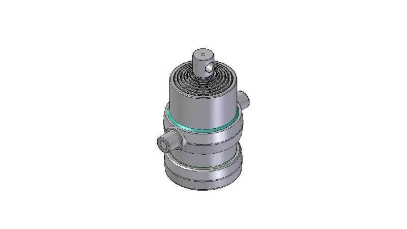 8003F -TELESCOPISK CYLINDER STANDARD/HUL 8 TRIN SLAG 1700 FI 190
