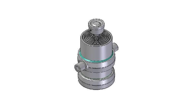8003S -TELESKOPSKI CILINDER STANDARD/KROGLA 8 STOPENJ HOD 1700 FI 190