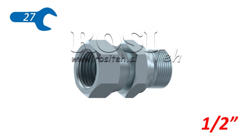 NUT DE GIRATORIO DOBLE HIDRÁULICO 1/2