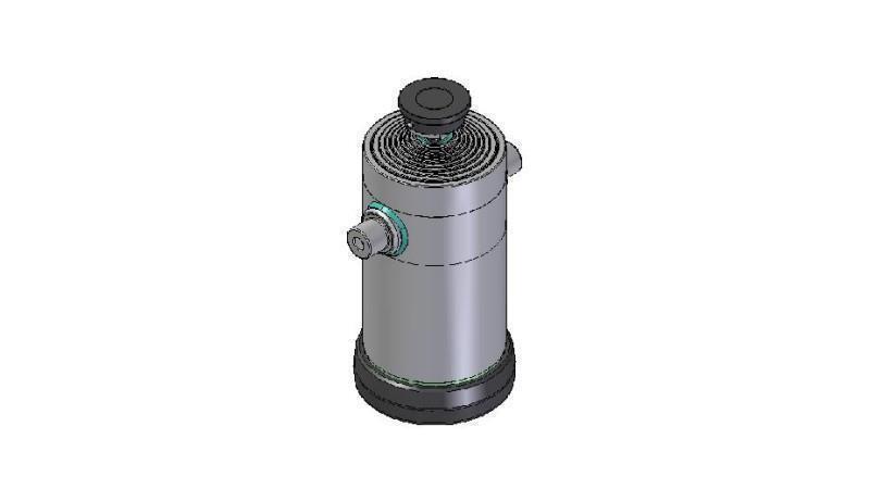 9055S -TELESCOPISK CYLINDER STANDARD/KUGLE 9 TRIN BEVÆGELSE 3532 DIAMETER 300