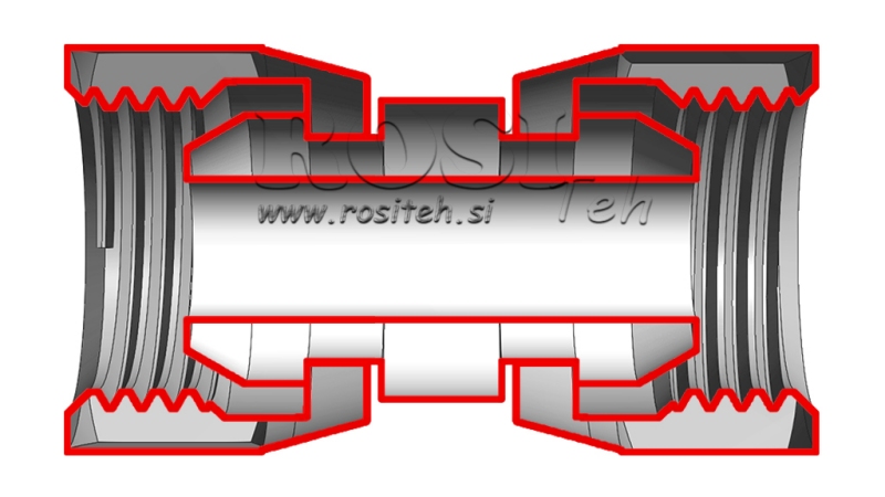 HYDRAULISCHE DREHENDE DOPPELMUTTER 1