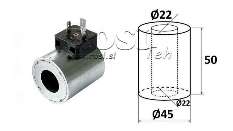 COIL ELECTROMAGNÉTICA 48V DC - DS3 - fi 22mm-50mm 29.5W