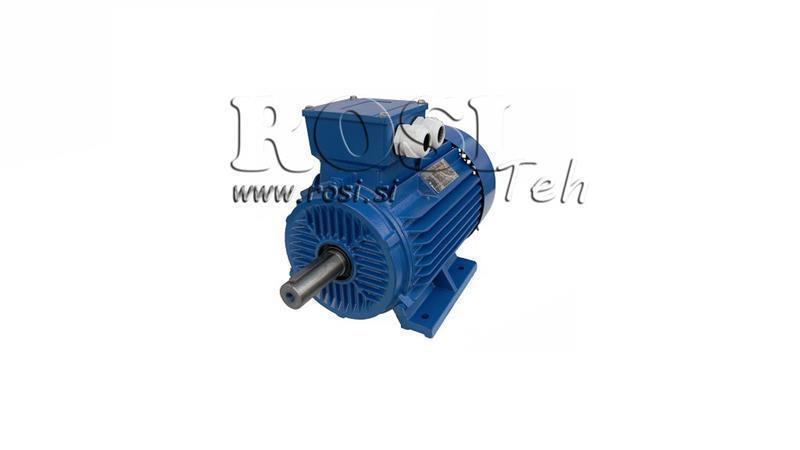 MOTOR ELÉCTRICO 2P B3 3F pies