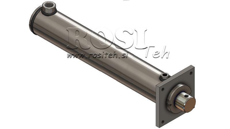 CILINDRO HIDRÁULICO CON PLACA DE MONTAJE 110/70-500
