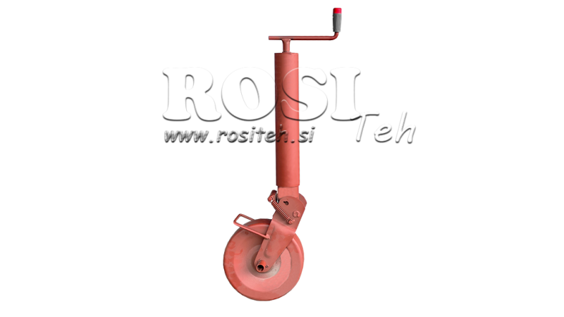 PATAS DE SOPORTE ROSCADAS 240MM - 700KG CON RUEDA DE SOPORTE