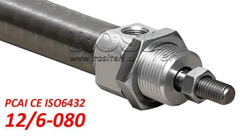 PNEUMATICKÝ CYLINDR PCAI 12/6-080 CE ISO6432