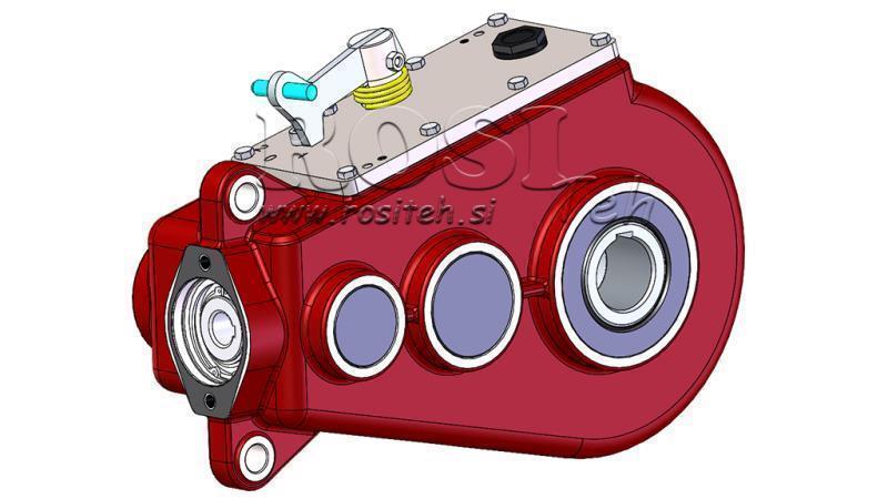 GEARKASSE - GEARKASSE RT4002V TIL HYDRAULIKMOTOR MP/MR FORHOLD 35.2:1 FORHOLD 17.8:1