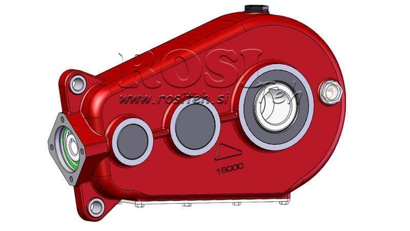 CAJA DE ENGRANAJES - CAJA DE ENGRANAJES RT520 PARA MOTOR HIDRÁULICO MP/MR/MS RATIO 43.6:1