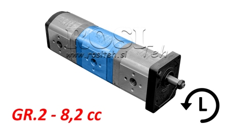 BOMBA HIDRÁULICA 20A8,2X156 MEDIO GR.2 8,2 CC IZQUIERDA