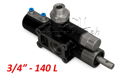 ZAWÓR HYDRAULICZNY DO WYWROTU CIĄGNIKA 3/4 - 140LIT