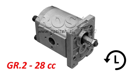HYDRAULIKPUMPE GR.2 28 CC VENSTRE - FLANGE