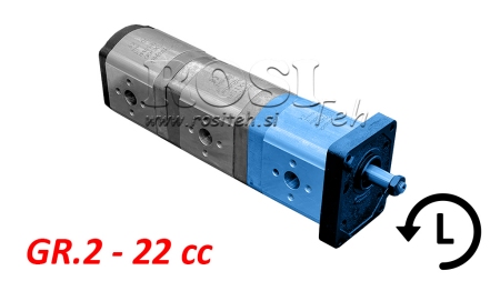 BOMBA HIDRÁULICA 20A22X067 DELANTERA GR.2 22 CC IZQUIERDA