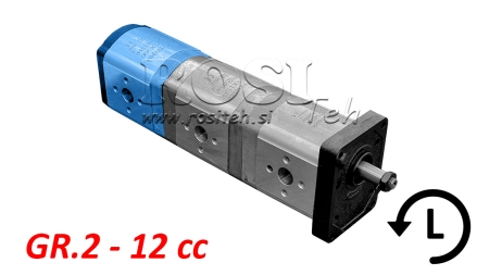 BOMBA HIDRÁULICA 20A12X066 TRASERA GR.2 12 CC IZQUIERDA