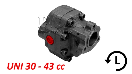 HYDRAULISK GJERD JERN PUMPE UNI30-43CC-220 BAR VENSTRE