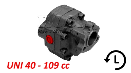 BOMBA HIDRÁULICA DE HIERRO FUNDIDO UNI40-109CC-190 BAR IZQUIERDA