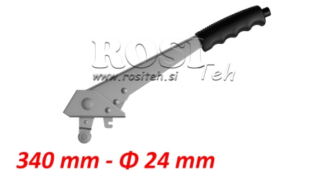 HÚZÓKAR L340 KÖRFORGÓVAL Φ24MM