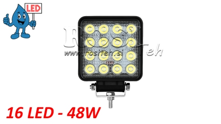 LED MUNKAFÉNY - FÉNY 16 LED 48W 12V-24V