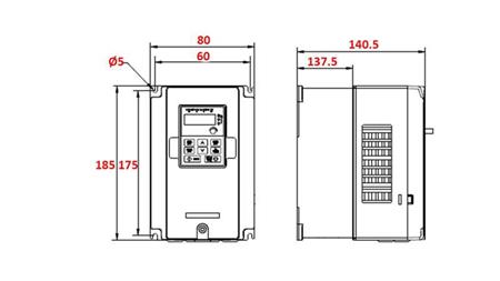 CONVERTIDOR DE FRECUENCIA-INVERTIDOR 3Fase 2.2kW GD20-2R2G-4-EU