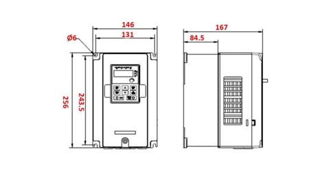 CONVERTIDOR DE FRECUENCIA-INVERTIDOR 3Fase 4kW GD20-004G-4-EU