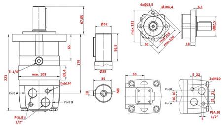 MOTOR HIDRÁULICO MS 400