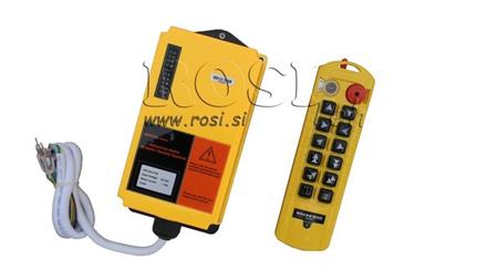 RADIO FJERNBETJENING 12CH - 24V