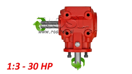 VINKELGEARKASSE T-310J 1:3 (30HP-22KW)