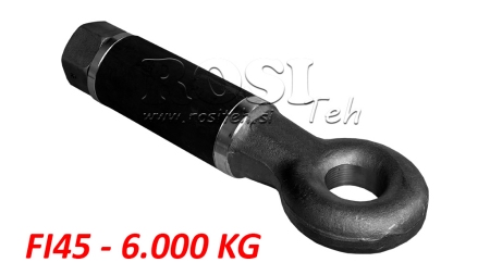 GANCHO DE REMOLQUE GIRATORIO FI45 6000/1100KG