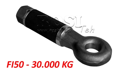 GANCHO DE REMOLQUE GIRATORIO FI52 30,000/3,500KG