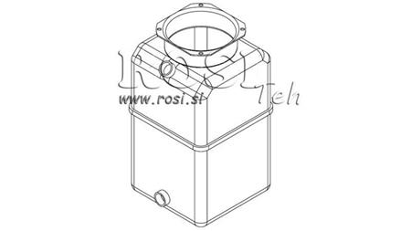 RESERVORIO DE PVC ROLLO PP 8 LITROS HORIZONTAL-VERTICAL