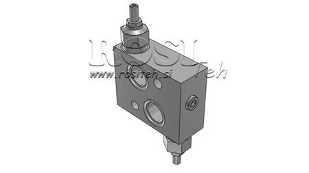 REGULADOR DE PRESIÓN HIDRÁULICA 30-210 BAR PARA MOTOR HIDRÁULICO MS