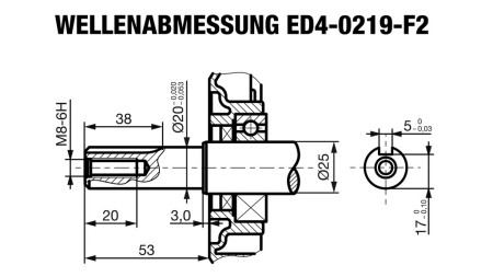 dieselmoottori 219cc-3.13kW-3,600 RPM-H-KW20x53-käsikäynnistys