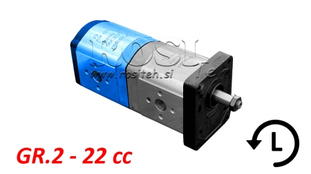 BOMBA HIDRÁULICA 20A22X066 TRASERA GR.2 22 CC IZQUIERDA