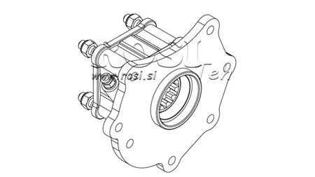 UDGANG FOR HYDRAULISK PUMPE - MERCEDES ATEGO-1 - 7 HULLER