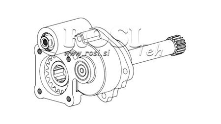 HYDRAULISK PUMPE - MERCEDES G3/65-90 UNIMOG