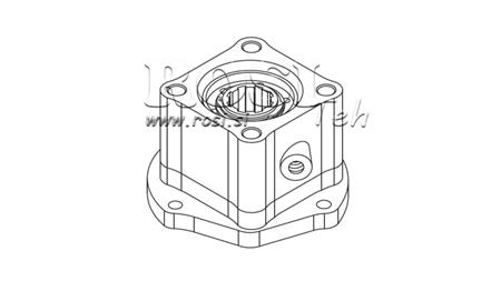 SALIDA PARA BOMBA HIDRÁULICA - VOLVO R6-1