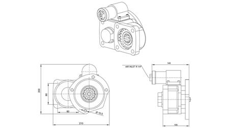 Dimensiones DE BOMBA HIDRÁULICA - VOLVO R6-2