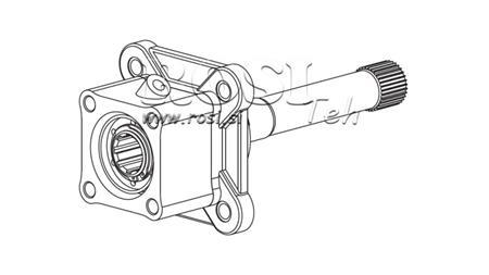 UDGANG TIL HYDRAULISK PUMPE - VOLVO SR-1700-1