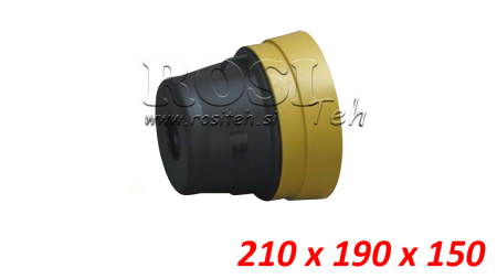 CUBIERTA PROTECTORA P.T.O. PVC 210x190x150