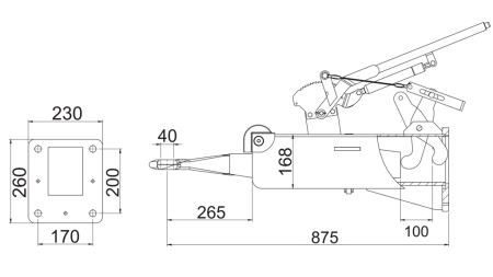 MARCO DE REMOLQUE - ACCESORIO PARA REMOLQUE DE TRACTOR 1,600/6,000kg