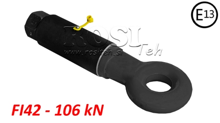 SVINGENDE BUGSERINGSKROG FI42 106kN (E13 certifikat)