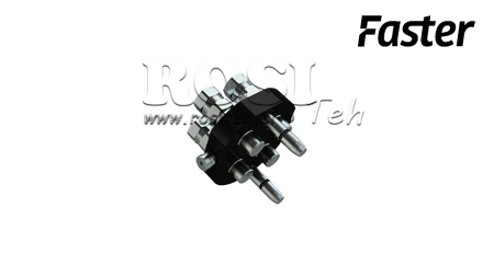 MULTI-FASTER KOBLING 4-VEJS BSP 3/8 MOBIL DEL