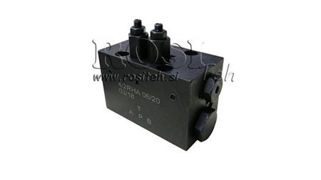 HYDRAULICKÝ VENTIL OTOČNÝ MECHANICKÝ PRO HLEVSKE BRUSH CETOP3 4/2 RHA