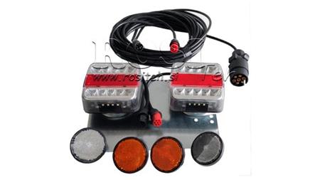 JUEGO DE LUZ MAGNÉTICA LED CON CABLE 7.5m 2.5m