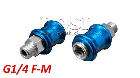 PNEUMATISK HÅNDSKRUEVENTIL 3/2 PRRS G1/4 F-M