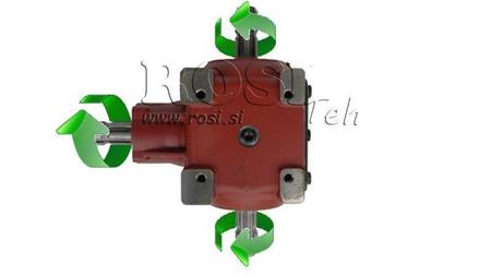 REDUCTOR DE ÁNGULO T-27J 1:1 (55HP-40.4kW)
