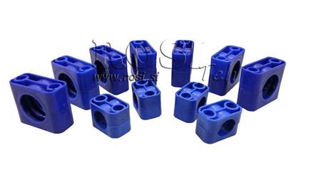 KLEMMEHOLDER TIL HYDRAULISK SLANGE eco emballage (uden skruer) 10 STK - FI 38mm