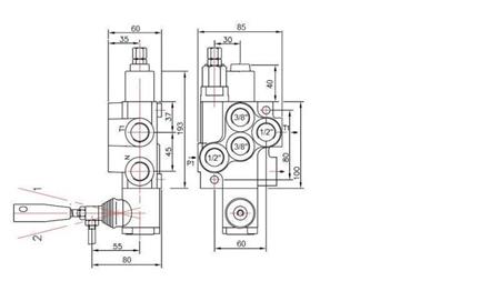 HYDRAULISK VENTIL 1xP40 ENKELRETTET B1