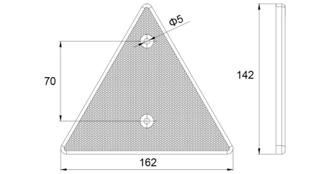 REFLECTOR TRIANGULAR (4PCS)