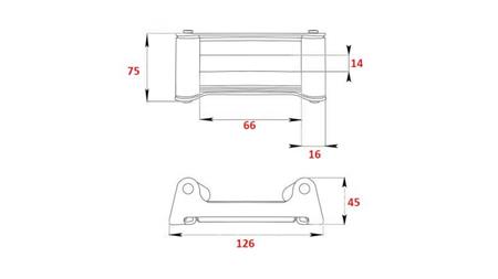 GUÍA DE RODILLO PARA CABLE DE ACERO DWM 2000-2500